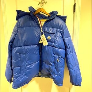 Moncler Montbeliard Colorblock Down Jacket SZ 3X NWT